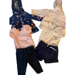 Baby girl 6M Spring Summer Bundle. Pink & Navy Osh Kosh, carters, old navy 6 pie